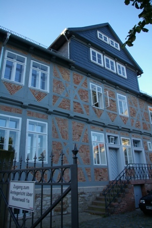 Sanierter Fachwerkbau